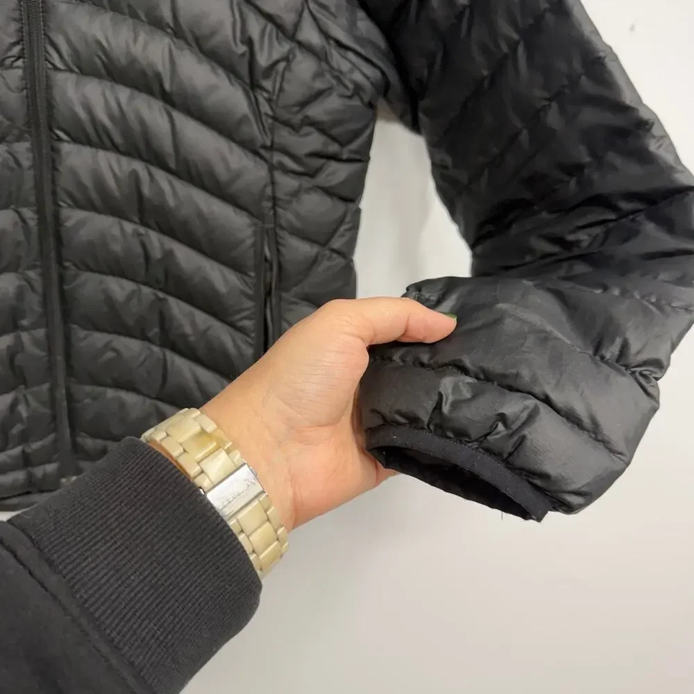 Patagonia Women's Down Sweater Puffer Jacket Black Coat SZ SMALL Winter EUC - Picture 4 of 9